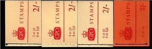 GB sg NR1 NR1a NR2 NX1 Ferienhefte 2/- Schilling Briefmarken - Bild 1 von 1
