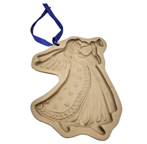 BROWN BAG COOKIE ART 1995 Hill Design GABRIEL ANGEL MOLD With Ribbon Ornament - Picture 1 of 5