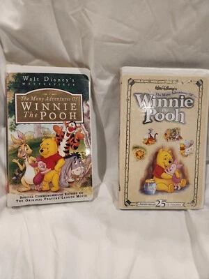 Winnie the Pooh VHS 25th Anniversary Edition and Commemorative Edition - Image 1 of 4