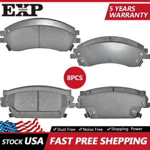Front & Rear Ceramic Brake Pads For 2004 2005 2006-2009 Cadillac SRX CTS STS - Picture 1 of 5