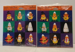 Hallmark Halloween Zuckermais Aufkleber 2 Packungen je 2 Blatt - 36 Sticker - Bild 1 von 5