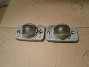 MITSUBISHI DELICA IMPORT L300 1991 PAR DE LENTES DE LUZ DE MATRÍCULA TRASERA SOLAMENTE - Imagen 1 de 1