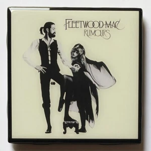 FLEETWOOD MAC Rumores MONTAÑA RUSA Personalizado Azulejos de Cerámica Vajilla de Bar Corcho Álbum Portada Arte - Imagen 1 de 5