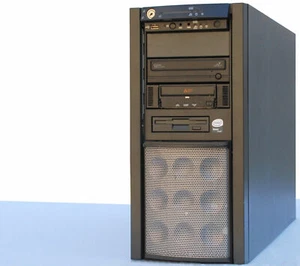 Pro 64BIT Quadcore Xeon Fujitsu Primergy Server Raid SATA Hotswap Intel Gbit Lan - Zdjęcie 1 z 1