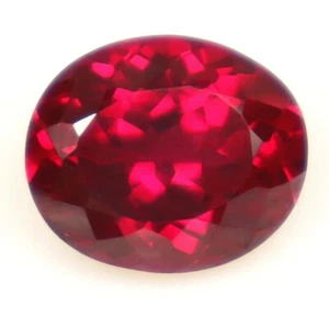 Untreated 4.75 Ct Natural Mozambique Red Ruby Oval Gemstone GIE Certified 1132 - Picture 1 of 8