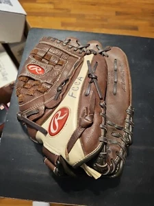 Guante de béisbol Rawlings Champion C125FP 121/2 pulgadas cesta de choque cero derecha - Imagen 1 de 3