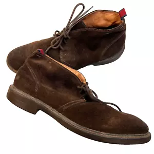 Natha Studio Chukka Boot Desert Ankle Men's 12 M Brown Suede Leather Lace Up - Picture 1 of 10