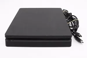 Sony PlayStation 4 Slim 1TB Black Console CUH-2215B w/ Black Controller - Picture 1 of 17