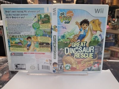 Go Diego Go! Great Dinosaur Rescue Wii CIB EN/FR Tested Free Shipipng in Canada - Image 1 of 3