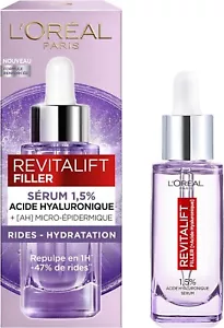 L OREAL REVITALIFT FILLER SERUM REPULPE VISAGE & COU A L ACIDE HYALURONIQUE 30ML - Picture 1 of 1