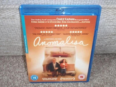 Anomalisa Blu Ray 2015 Amazing Stop Motion Animated Psychological Comedy Drama - Image 1 of 3