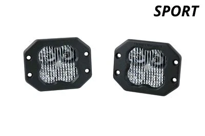 Diode Dynamics SS3 montaje empotrado vainas LED luz de trabajo deporte punto blanco (par) Foto 1 de 4