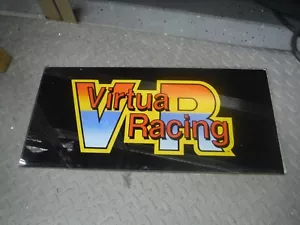 Sega Virtua Racing Glass Seat Marquee ( Upright Cabinet) - Picture 1 of 1