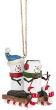 S'Mores on Candy Cane Toboggan Ride Ornament