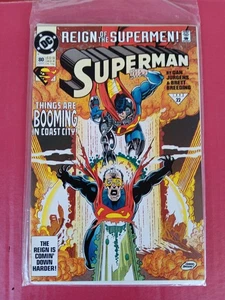 COMIC DC COMICS SUPERMAN Reign Of The Supermen #80 August 1993 Run #22 - Picture 1 of 2