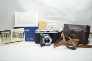 Cámara Voigtlander VITO II vintage hecha en Alemania con estuche de cuero - Imagen 1 de 18