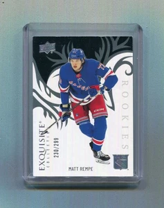 2024-25 UD Ice Matt Rempe Exquisite Collection Rookies #R-22 /299 - Picture 1 of 3