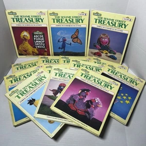 The Sesame Street Treasury Volumes 1-6 & 8-15 - Good Condition Muppets 1983 - Picture 1 of 15