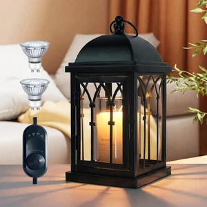Candle Warmer Lamp with Timer,Dimmable Electric Lamp Candle Warmer Lantern fo... - Picture 1 of 9