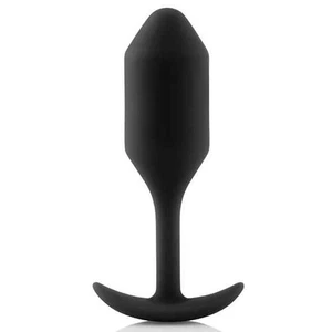 B-Vibe Analplug Buttplug Silikon Snug Butt Plug 2 Black Anal Schwarz Flexibel - Bild 1 von 5