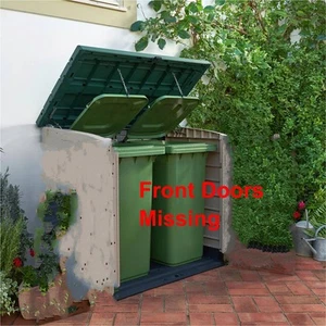 Keter Store-It-Out Max 1200L Garden Storage Shed NO FRONT DOORS - Picture 1 of 7
