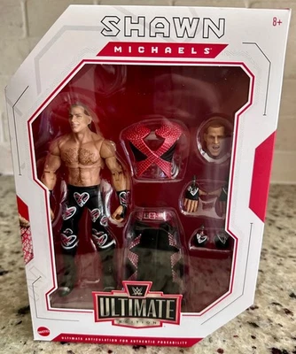 NEW WWE MATTEL ULTIMATE EDITION SERIES WAVE 4 SHAWN MICHAELS WRESTLING FIGURE - Image 1 of 3