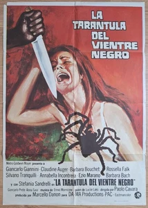The Black Belly of the Tarantula ORIGINAL Spanish '73 POSTER Giallo Spider art! - Picture 1 of 4