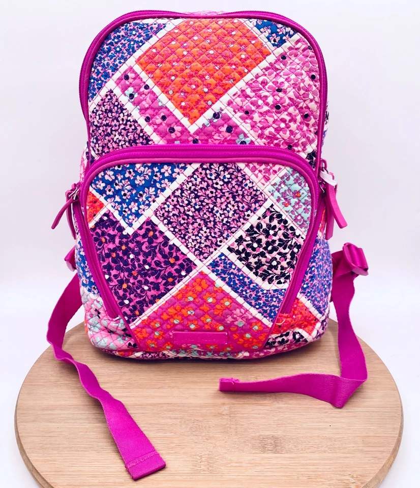 Рюкзак женский Vera Bradley L розовый знаковый роскошный лоскутный кошелек - Изображение 1 из 1