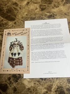 Katie’s homespun stitches 1996 Primitive Josie Doll pattern  16“  - Picture 1 of 3