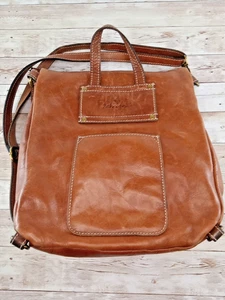 Patricia Nash Umhängetasche braun Leder Quasten Boho minimalistisch - Bild 1 von 9