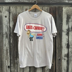 Camiseta para hombre Jeff Dunham Achmed Saves America animada promoción de película talla L - Imagen 1 de 8