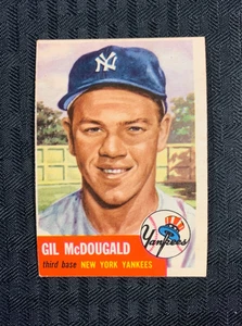 GIL McDOUGALD 1953 TOPPS #43 EX ROOKIE NEW YORK YANKEES - Picture 1 of 2