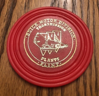 vintage Buick Motor Division Transmission Plant Flint Michigan Coaster - Image 1 of 3