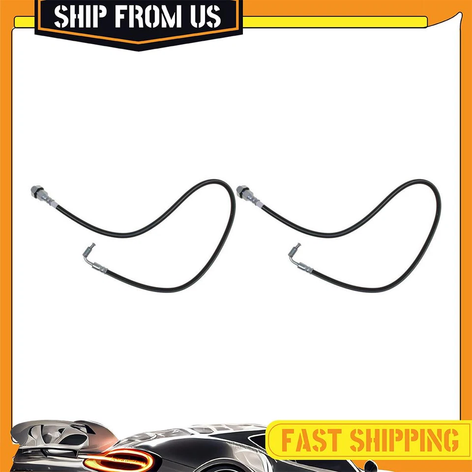 2x Mangueira hidráulica de freio de freio traseiro para Freightliner Business Class M2 2004-2010 - Imagem 1 de 4