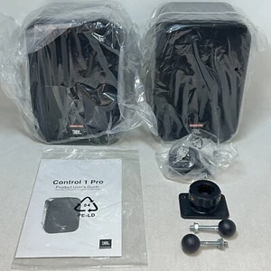 (PAIR) JBL Professional C1PRO Control 1 2-Way Compact Loudspeaker System Black - Picture 1 of 6