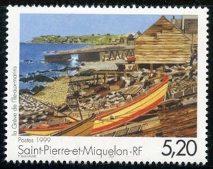 TIMBRE SAINT PIERRE ET MIQUELON NEUF N° 687 ** ART / TABLEAU / ILE AUX MARINS - Photo 1/1