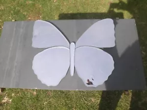 2 Pottery Barn Butterfly Bevel Edge Mirrors  11"  x 14"  &  13" x 18" One Repair - Picture 1 of 13