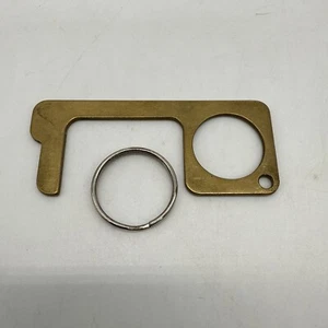 Llave de latón sin contacto herramienta multiusos evitar el contacto con superficies comúnmente tocadas - Imagen 1 de 4
