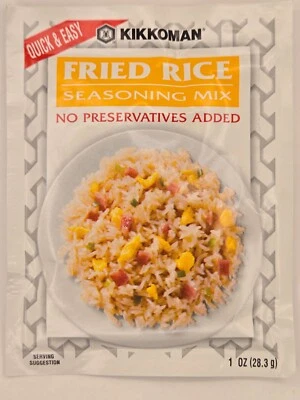 Mezcla de condimentos de arroz frito Kikkoman 1 oz/28,3 g Foto 1 de 2