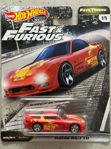 Hot Wheels Fast and Furious 2019 MAZDA RX7 FD sintonizzatori veloci arancione Julius 2F2F - Foto 1 di 5
