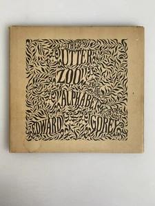 1967 1ST ED. THE UTTER ZOO by EDWARD GOREY - HC/DJ - Misprint Dust Jacket - Bild 1 von 10