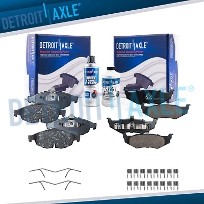 Front and Rear Ceramic Brake Pads for 2001-2006 Chrysler Sebring Dodge Stratus - Image 1 of 4