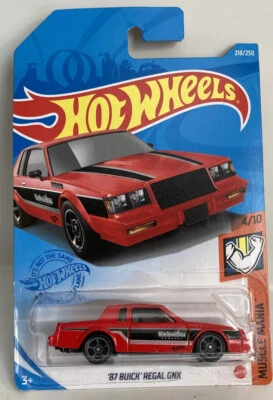 2020 Hot Wheels MUSCLE MANIA Red 1987 BUICK REGAL GNX - Image 1 of 4