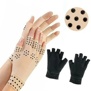 Magnetische Anti-Arthritis Handunterstützung Gelenk Finger Kompression Schmerzlinderung Handschuhe - Bild 1 von 9