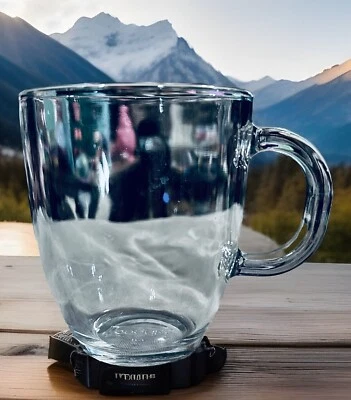 Taza de café BODUM 12 oz Bistro de una sola pared de vidrio templado, transparente Foto 1 de 4