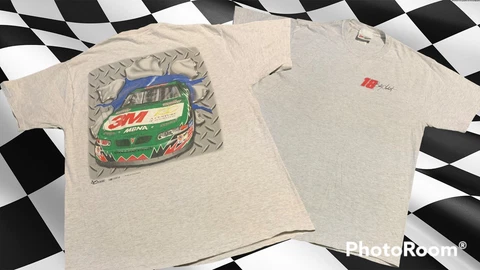 Vintage 2002 Bobby Labonte NASCAR Competitors View T-Shirt Size XL Joe Gibbs! Cover