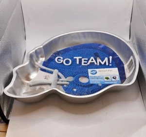 Wilton Football Helm Kuchenform/Form mit Anleitung Silber Aluminium 2105-1029 - Bild 1 von 5