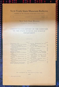 22. Bericht des Direktors der NYSM- und Wissenschaftsabteilung (NYSM-Bulletin 279) - Bild 1 von 5