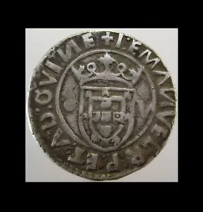 PORTOGALLO 100 REAIS TOSTÃO 1495-1521 ARGENTO MANUALE I GOMES 45.06 #3569# - Foto 1 di 2