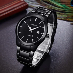 CURREN Mens Outdoor Sport Fashion Date Quartz Analog Stainless Steel Wrist Watch - Picture 1 of 15